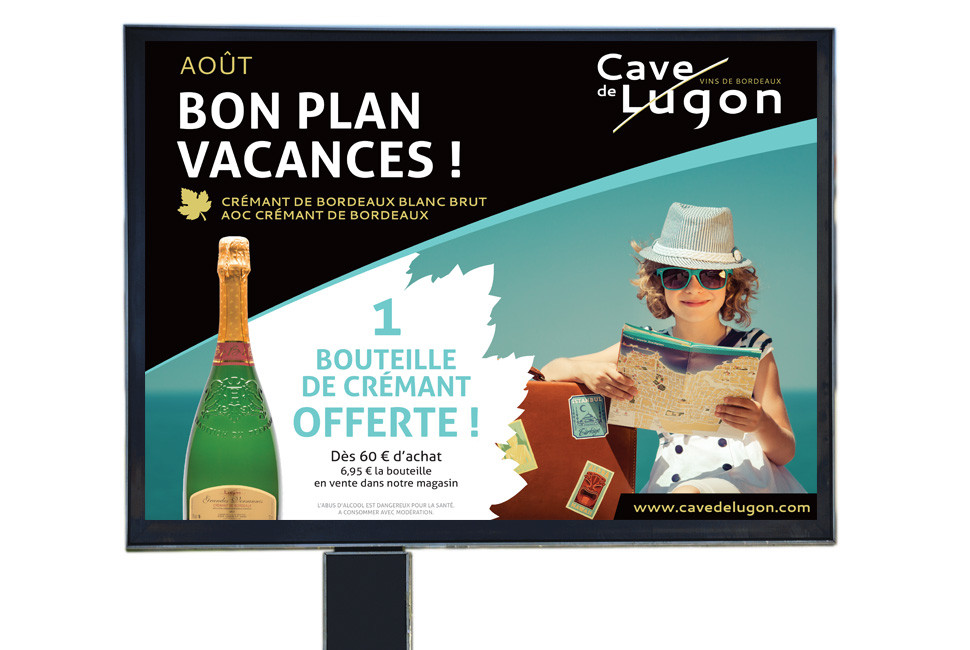 Affiche 4X3 - Cave de Lugon