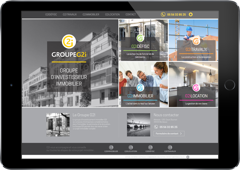 Site internet - Groupe G2i