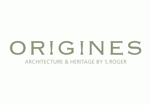Logo Origines - Cheminées anciennes / Sculptures et Ornements de jardin