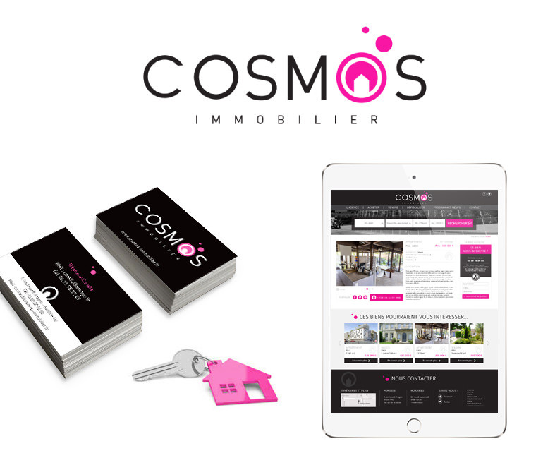 Logo - Cosmos immobilier