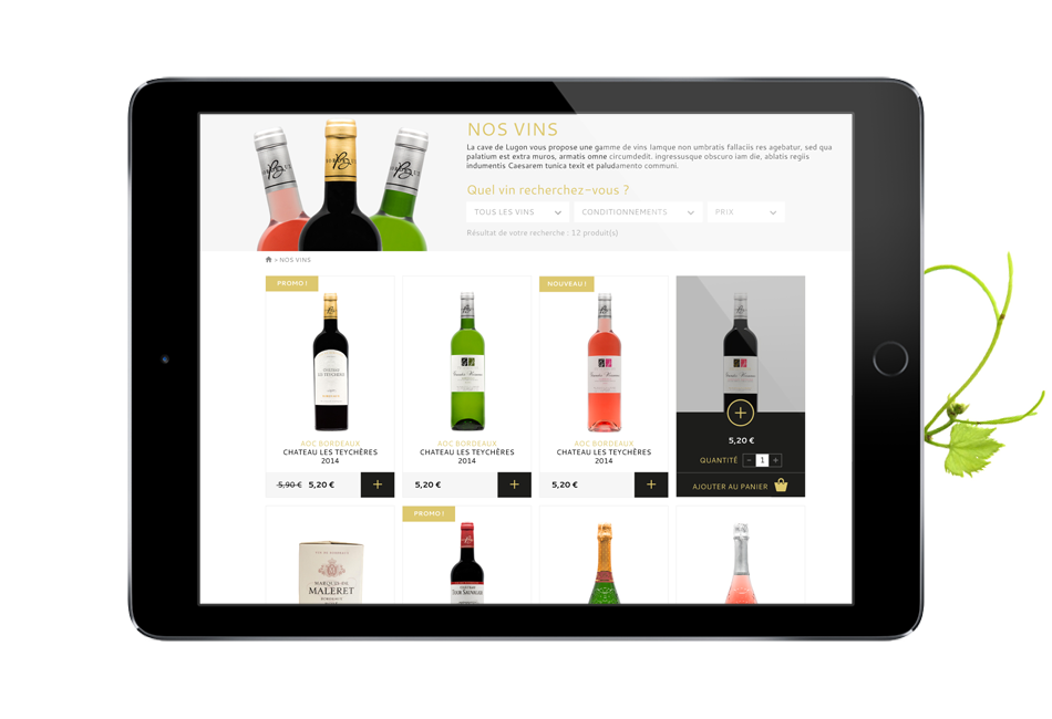 Catalogue en ligne des vins de Tutiac - Cave de Lugon